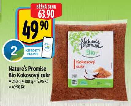 Nature's Promise Bio Kokosový cukr, 250 g 