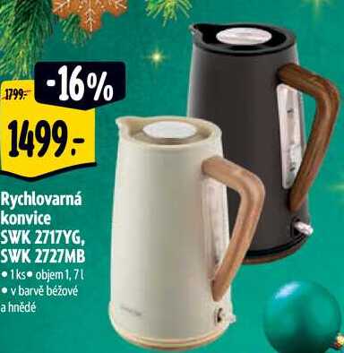 Rychlovarná konvice SWK 2717YG, SWK 2727MB 