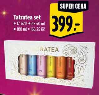 Tatratea set, 6x 40 ml