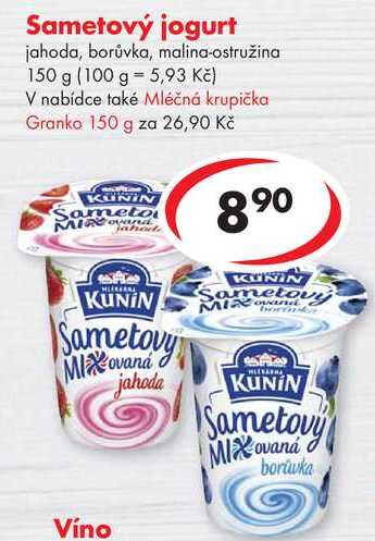 Sametový jogurt, 150 g