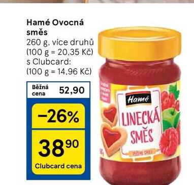 Hamé Ovocná směs, 260 g