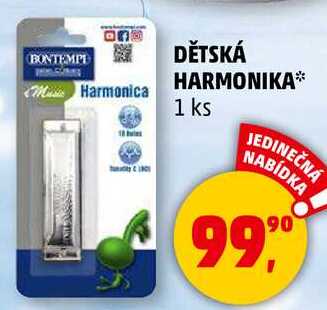 DĚTSKÁ HARMONIKA, 1 ks