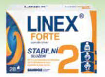 LINEX® FORTE 28 tobolek 1 tob. = 9,79 Kč