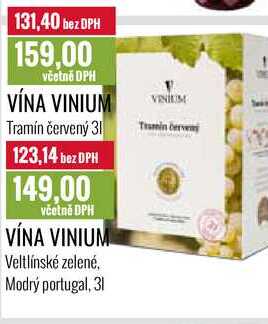 VÍNA VINIUM 3l