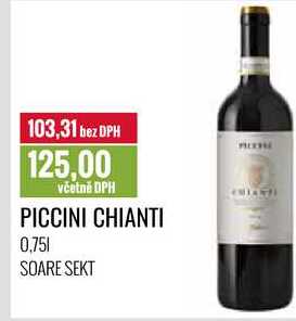 PICCINI CHIANTI 0,75l