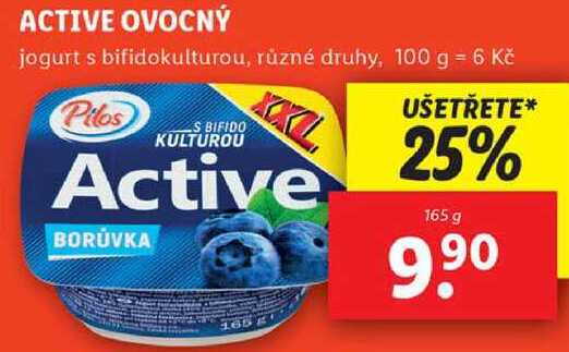 ACTIVE OVOCNÝ, 165 g