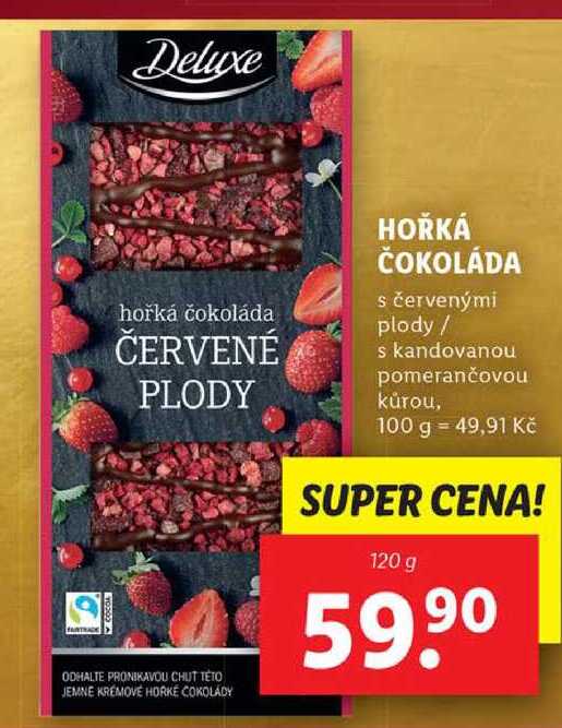 HOŘKÁ ČOKOLÁDA, 120 g