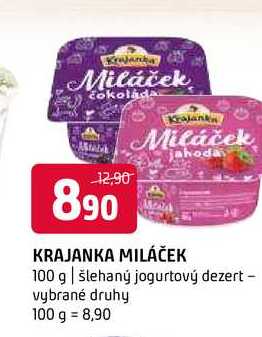 Krajanka Miláček 100g vybrané druhy