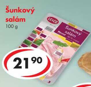 Šunkový salám, 100 g