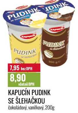 KAPUCÍN PUDINK SE ŠLEHAČKOU 200 g 