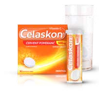 CELASKON® 500 mg červený pomeranč, 30 šumivých tbl