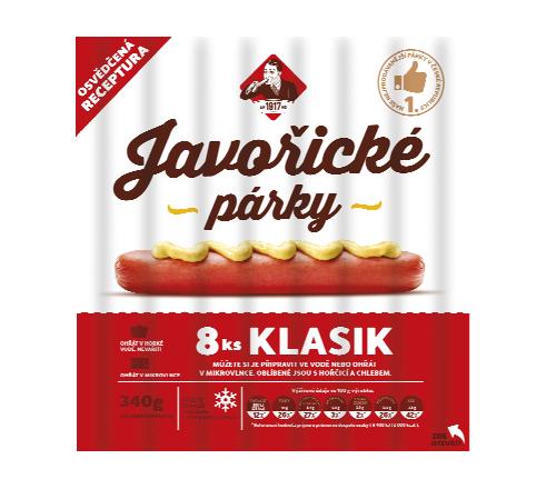 Javořické párky, 340 g