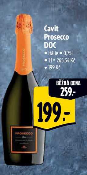  Cavit Prosecco DOC • Itálie  0,75 l