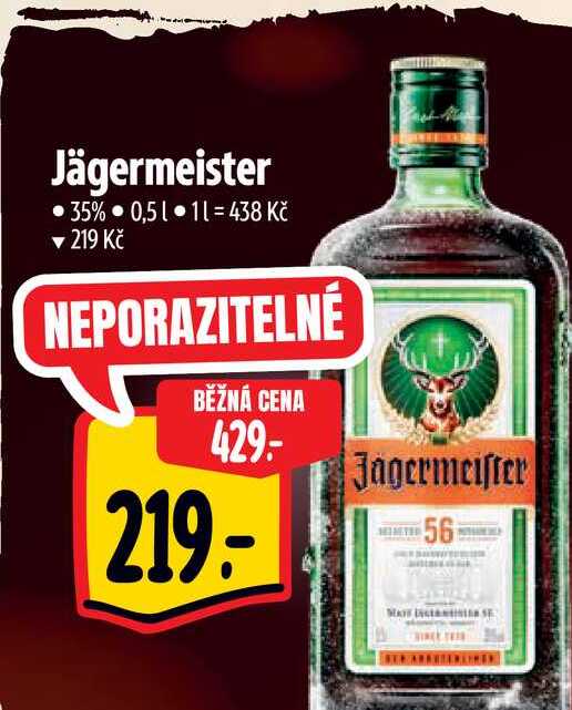 Jägermeister 35% 0,5 l