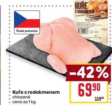 Kuře s rodokmenem chlazené cena za 1 kg