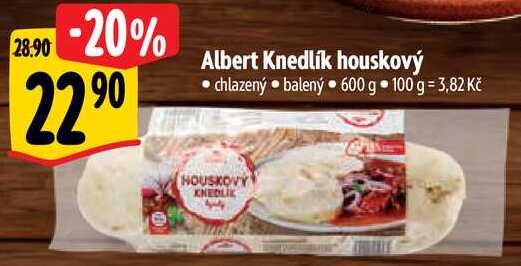 Albert Knedlík houskový, 600 g