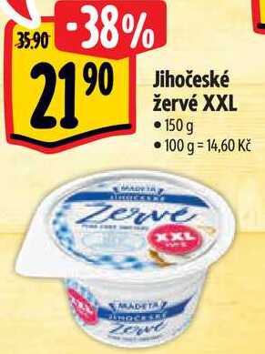 Jihočeské žervé XXL, 150 g