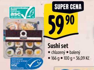 Sushi set, 166 g