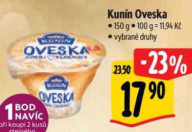 Kunín Oveska, 150 g 