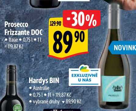 Prosecco Frizzante DOC, 0,75 l