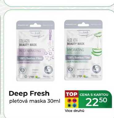 Deep Fresh pleťová maska 30ml 