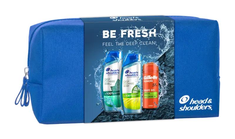 Head&shoulders, Gillette Dárková sada Head & Shoulders Deep Cleanse a Gillette Fusion, 1 ks