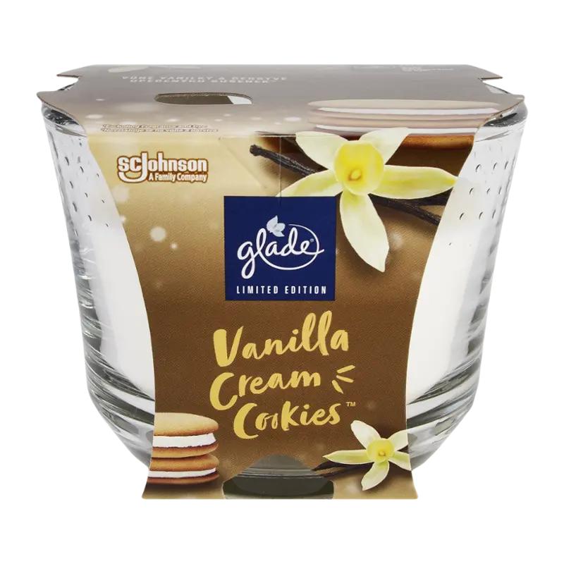 Glade Svíčka Maxi Vanilla Cream Cookies 204 g, 1 ks