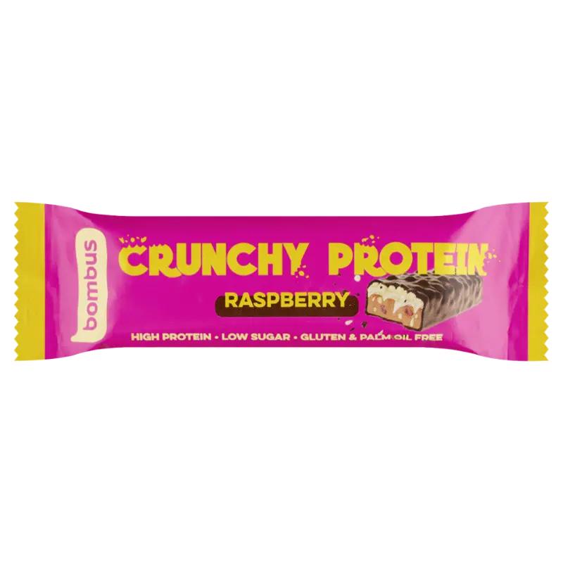 Bombus Proteinová tyčinka Crunchy Raspberry, 50 g