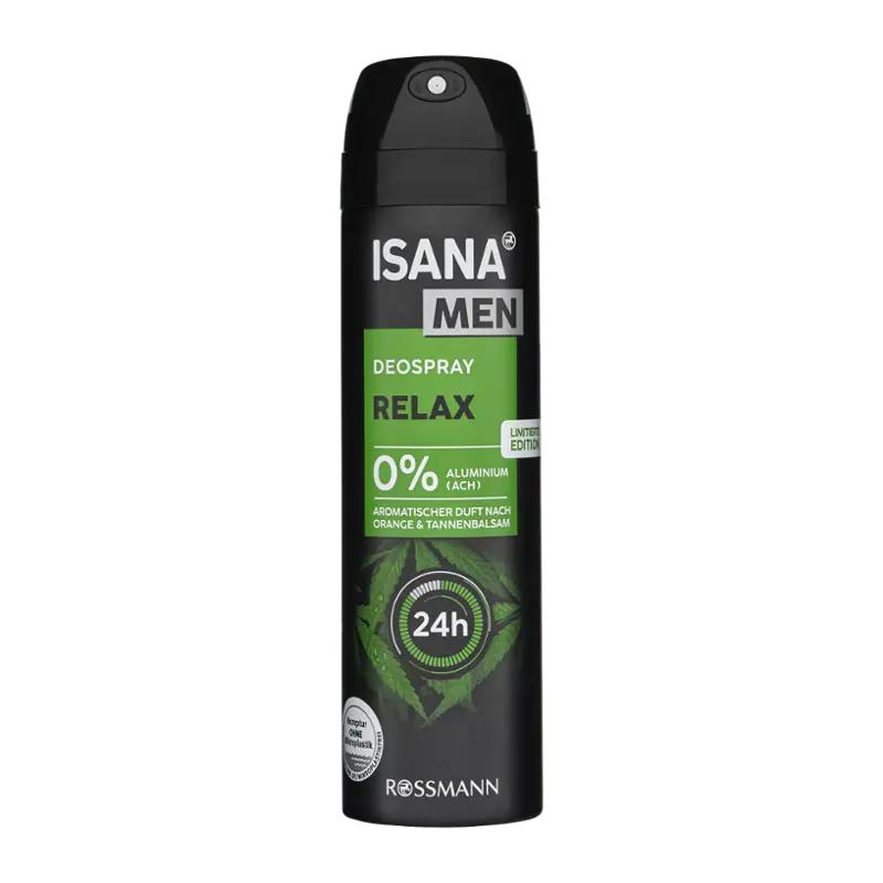 ISANA Men Deodorant sprej pro muže Relax, 150 ml