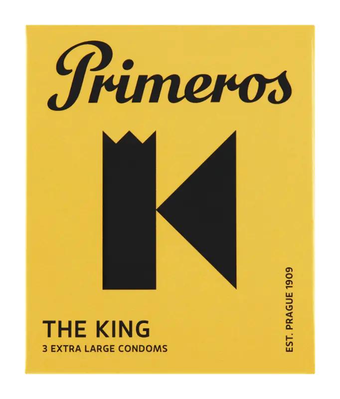 Primeros Kondomy extra velké The King, 3 ks