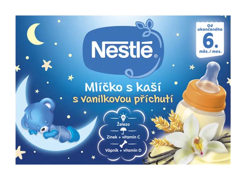 Nestlé Mlíčko s kaší s vanilkovou příchutí 2 x 200ml, 400 ml