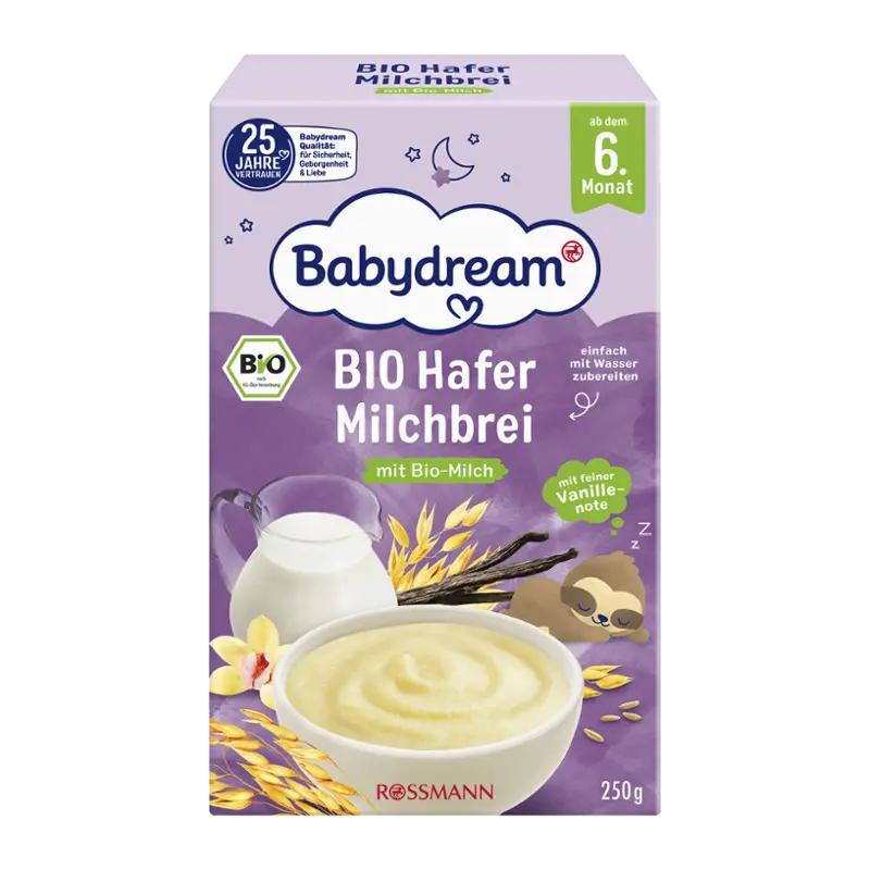 Babydream BIO ovesná mléčná kaše, 250 g