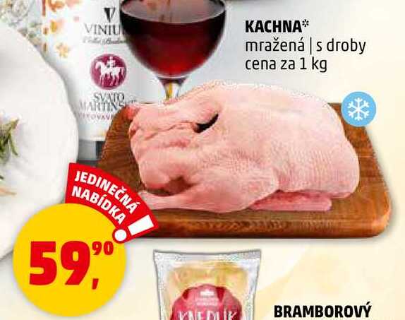 KACHNA mražená s droby, 1 kg