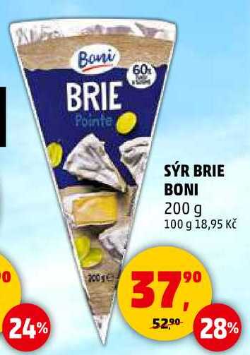 SÝR BRIE BONI, 200 g 