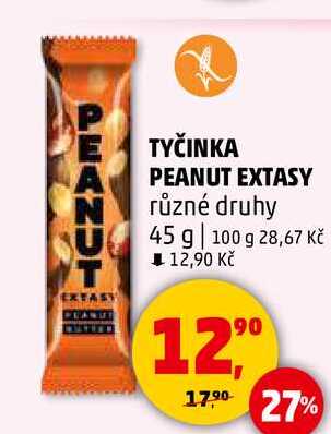 TYČINKA PEANUT EXTASY různé druhy, 45 g