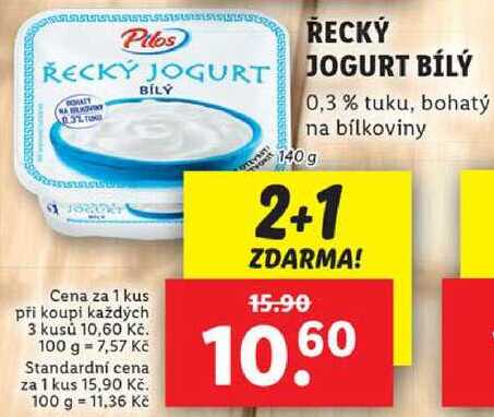 ŘECKÝ JOGURT BÍLÝ, 140 g