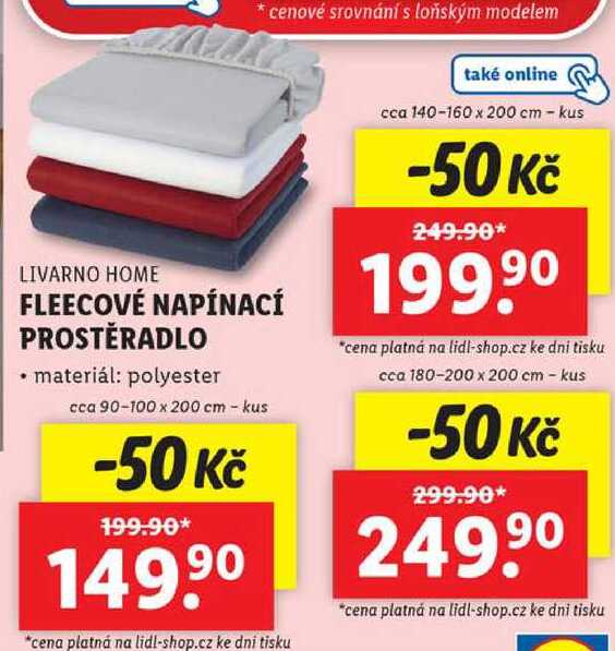 FLEECOVÉ NAPÍNACÍ PROSTĚRADLO