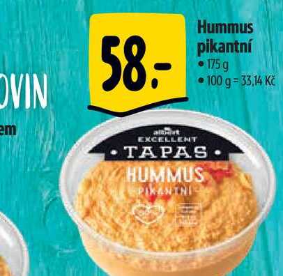   Hummus pikantní • 175 g 