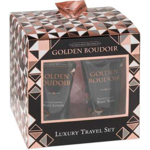 Golden Boudoir Salted Caramel cestovní kosmetická sada