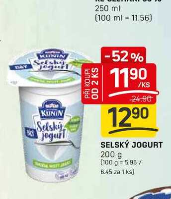 SELSKÝ JOGURT 200 g