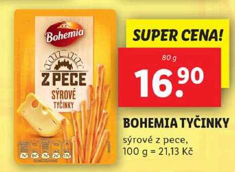 BOHEMIA TYČINKY, 80 g