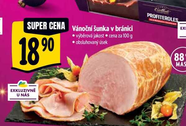  Vánoční šunka v bránici 100 g 