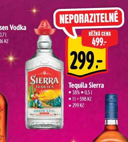  Tequila Sierra 38% 0,5 l