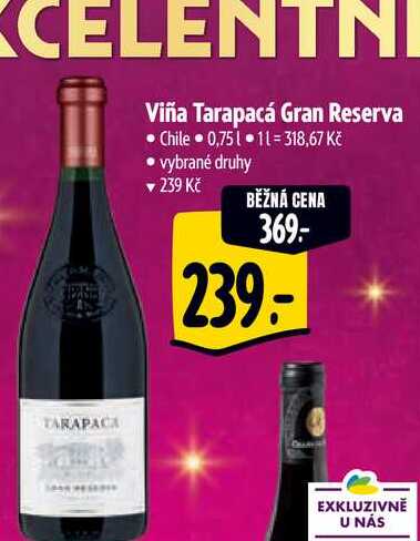  Viña Tarapacá Gran Reserva  0,75 l