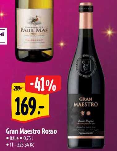   Gran Maestro Rosso 0,75 l