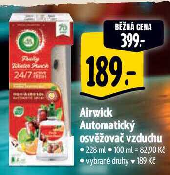 Airwick Automatický osvěžovač vzduchu, 228 ml 