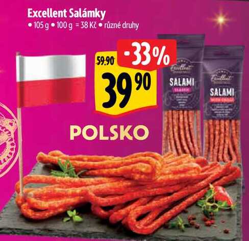 Excellent Salámky, 105 g  