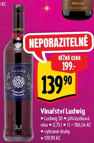 Vinařství Ludwig, 0,75 l