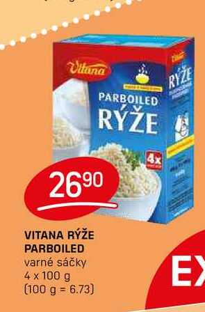 RÝŽE PARBOILED varné sáčky 4 x 100 g 