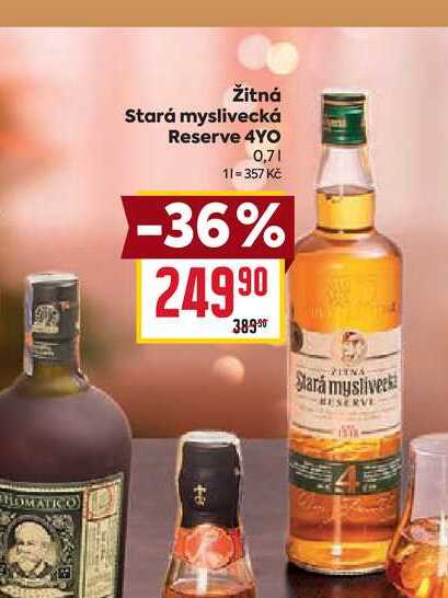 Žitná Stará myslivecká Reserve 4YO 0,7l